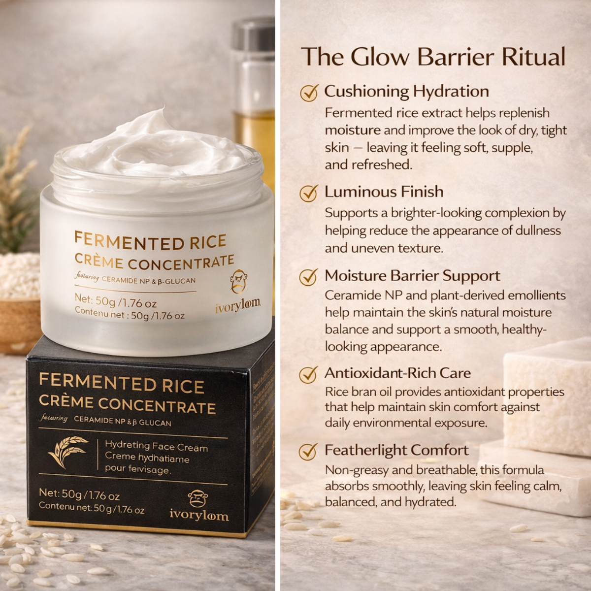 Fermented Rice Crème Concentrate