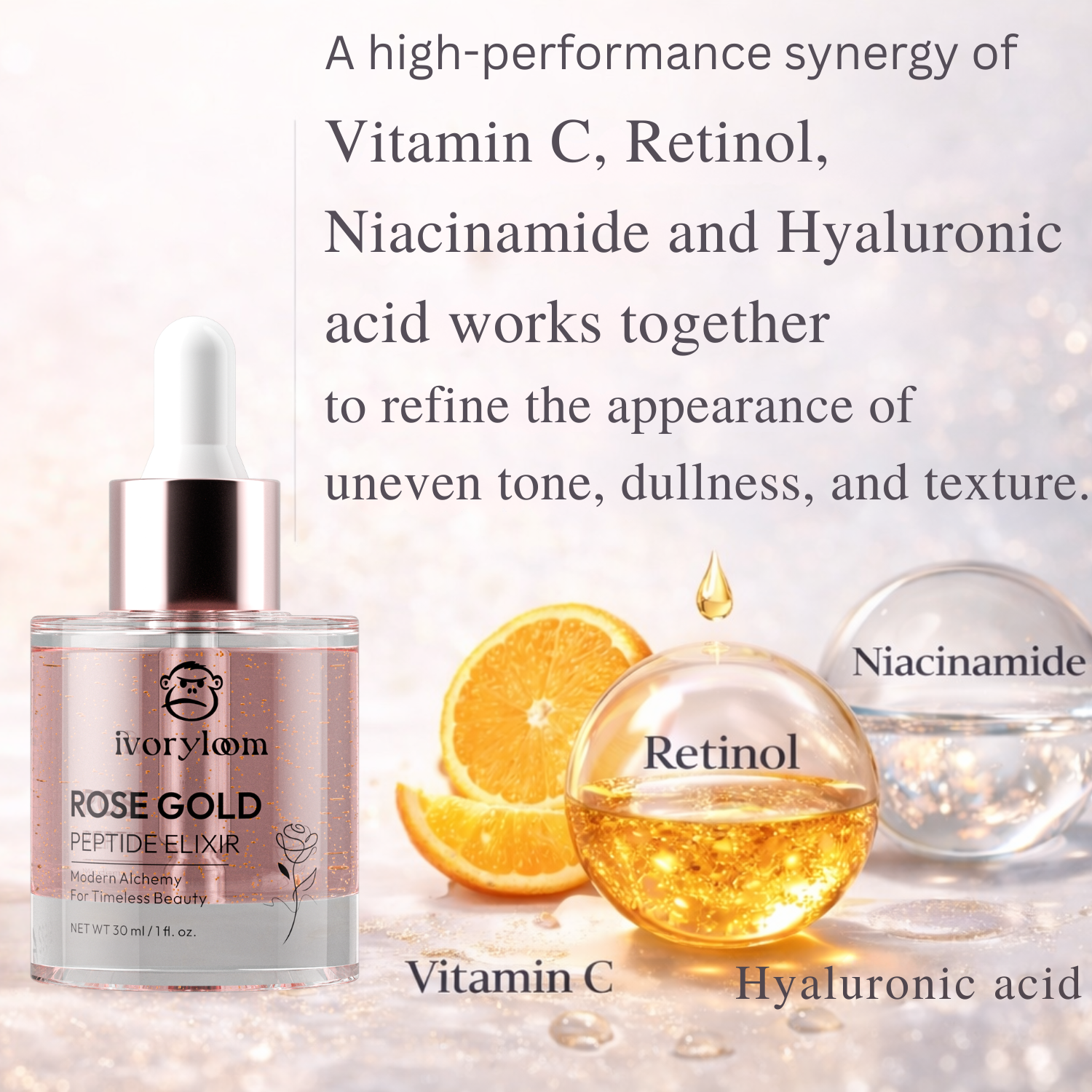 Rose Gold Peptide Elixir