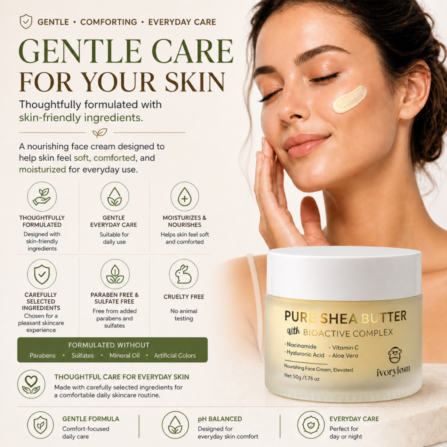 Shea Butter + Bioactive Complex Face Cream