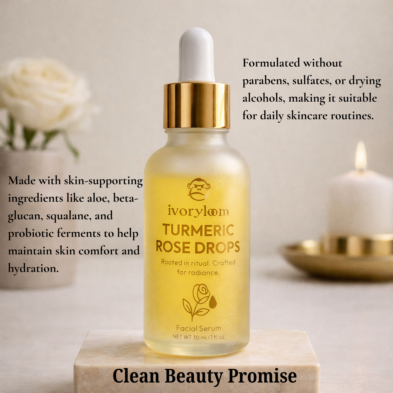 Turmeric Rose Drops